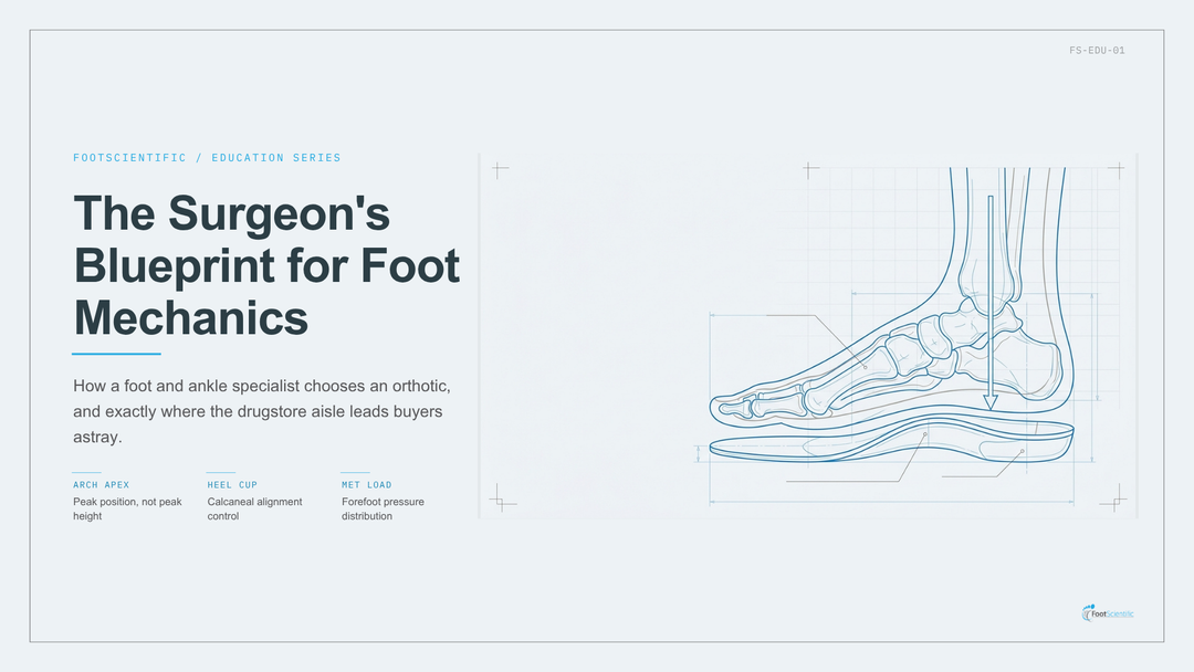How a Foot and Ankle Surgeon Chooses an Orthotic (And Where Buyers Go Wrong)