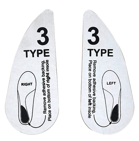 Arches Insoles - Type 3 Wedge Support