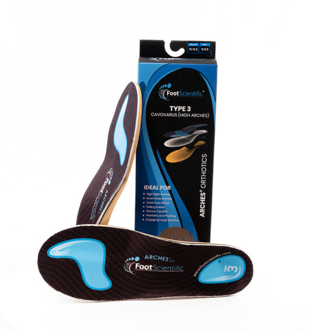 Arches Insoles Type 3 - Supination/High Arch